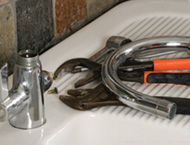 Sink unit, tap and tools
